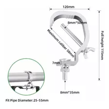 2x20$ Clamp De Aluminio Para Iluminación Ó Cornetas