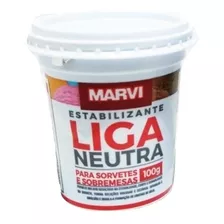 Liga Neutra Estabilizante P/sorvetes Bolo 100gr Marvi