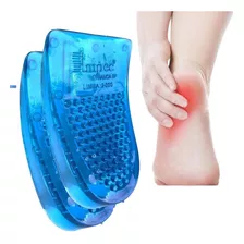 Par Meia Palmilha Silicone Gel Ortopédica Calcanhar Esporão Tamanho Da Palmilha 41/45