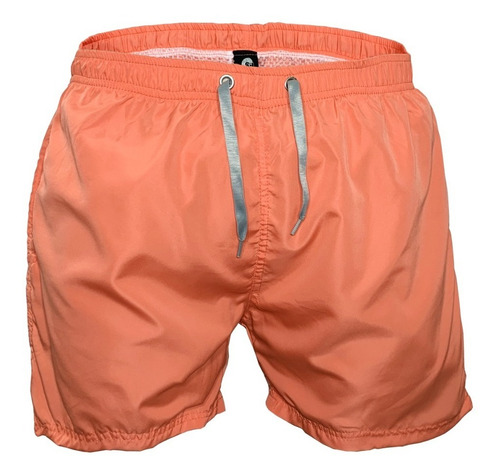 Short De Baño Liso Maya Secado Rapido Suspensor + Bolsillos