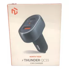 Cargador Para Autos 2 Puertos North Tech Thunder Qc55