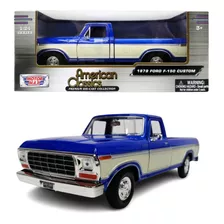 1979 Ford F-150 Custom ( 5 Colores ) 1/24 Motormax Diecast 