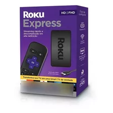 Express Streaming Player Full Hd Hdmi Usb Com Controle Roku