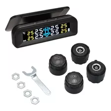 Sistema Monitoreo Presión Neumáticos Tpms Inalámbrico Solar