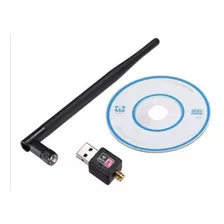 Antena Wifi Lan Usb 2.0 Notebook Y Pc Receptor De Señal Wifi