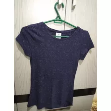 Blusinha Azul Marinho Chapiscado C&a