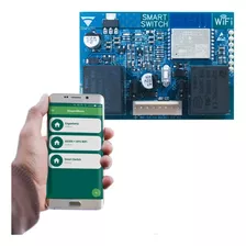 Controlador P/ Portão Módulo Relé Wifi Smart Switch Compatec