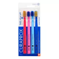 Kit Escova Dental Curaprox Cs5460 Ultra Soft Pack 4 Unidades