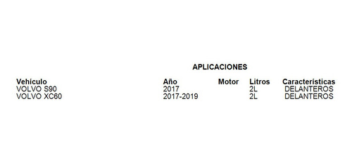 2 Discos De Freno Delanteros Volvo S90 2017 2.0l Brembo Foto 3