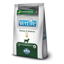 Ração Cães Ad Obesos Ou Diabéticos M/g Peixe Vet Life 2kg