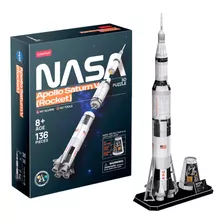 Cohete Nasa Apolo Saturno V 136 Piezas Wabro 7353