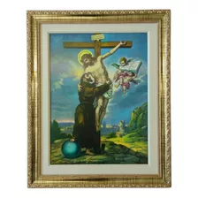 Quadro Religioso São Francisco De Assis - 50cm X 40cm