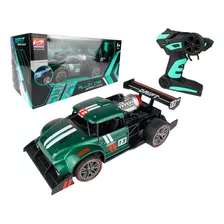 Auto R/c De Metal, Spray, Luz Y Sonido. Esc 1:16 Bat 500mah