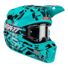 Kit Casco Y Antiparras De Moto Leatt 3.5 V23