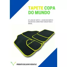 Tapete Automotivo Carpete Emborrachado Copa Do Mundo 2022