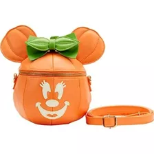 Loungefly Mini Mochila Crossbody Minnie Mouse Halloween Calabaza Original Envio Gratis