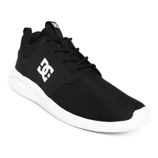 Zapatillas Dc Shoes Modelo Midway Negro Blanco Niño / Mujer