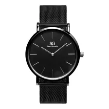 Relógio Minimalista Preto Houston Full Black 40mm