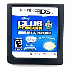 Jogo Club Penguin Herberts Revenge Nintendo Ds Mídia Física 