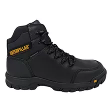 Botas Cat Piel Negras Resorption Ct Wp P90976 Para Hombre