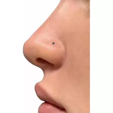 Piercing Nariz Nostril Oro 10k Piedra 