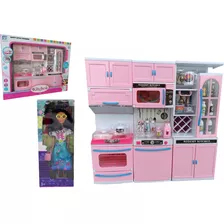 Cocina Set Infantil Niñas Luces Y Sonido + ! Envio Gratis¡