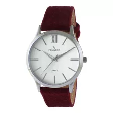 Reloj Hombre Pp Peuge 2058wn Cuarzo Pulso Morado Just Watche