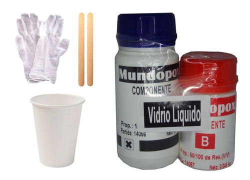 Plastico Liquido Epoxi Transparente X 1,5 Kg - La Original !