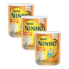 Kit 3 Leite Em Pó Nestlé Ninho Forti+ Zero Lactose 700g