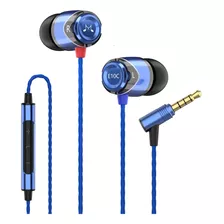 Auriculares Con Cable Con Microfono - Azules