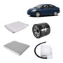 Kit Filtro Aire + Polen + Aceite Toyota Yaris 2006 2013  Toyota YARIS