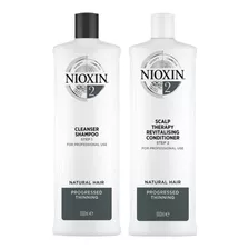 Nioxin Sist 2 Duo Shampoo Y Acondicionador 1 Litro C/u