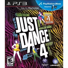 Jogo Just Dance 4 Playstation 3 Ps3 Ps Move Frete Grátis