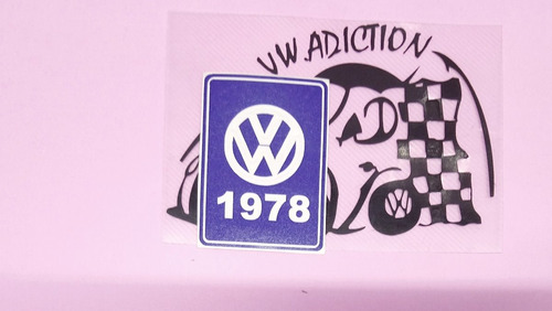 Calcomania Adherible Ao 1978 Vocho Combi Caribe Sticker Para El Cristal Vinil Volkswagen Vw Foto 3