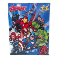 Puzzle Rompecabezas 3d Avengers Marvel 200 Piezas Vengadores