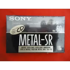 Fita Cassete Sony Sr 60 Metal