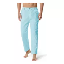 Pantalón De Lino Para Hombre, Pantalones Deportivos Con Cord