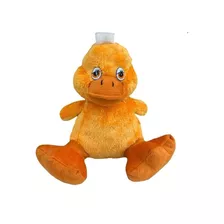 Pato Lele De Pelúcia Laranja 30cm Lindo E Fofinho