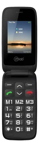 Mlab Telefono Celular Senior Adulto Mayor Microlab Sos 4G