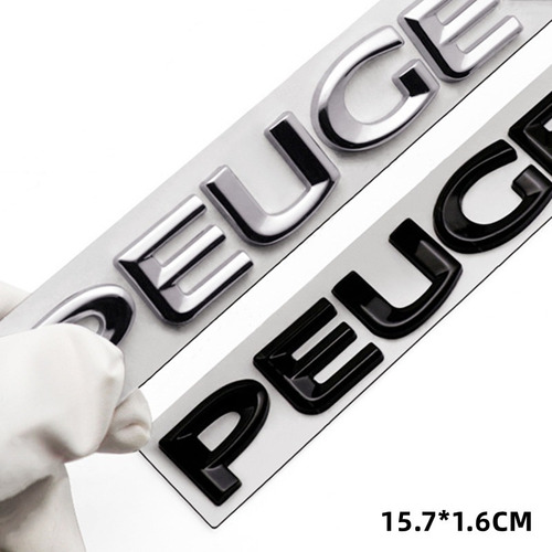 3d Metal Trunk Insignia Emblema Logotipo Para Peugeot 207 Foto 3