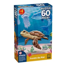 Puzzle 60 Peças Fundo Do Mar