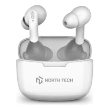 Auriculares Inalambricos North Tech Nt E15r Color Blanco