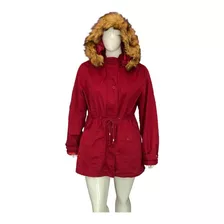 Jaqueta Parka Sobretudo Frio + Capuz Plus Size Moderno