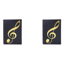 2 Pastas De Partituras, 60 Páginas, Partitura/suporte, Cabem