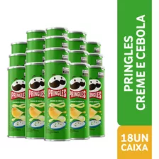 Combo Batata Pringles Creme E Cebola 18 Unidades