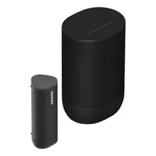 Sistema De Sonido Portatil Sonos Move 2 + Roam Negro