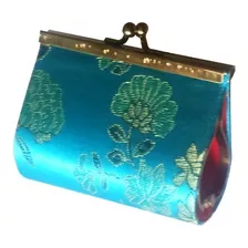 Bolsa Pequena Porta Níquel Estampa Japonesa