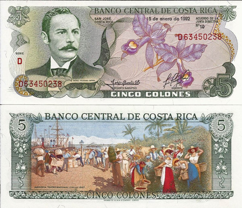 Costa Rica - Fn. 230 - P. 236 Rafael Castro Y Orquidea Unc.