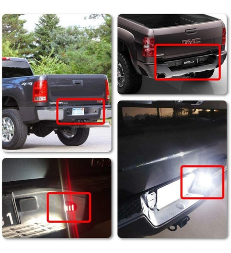 Luz Matricula Trasero Chevrolet Silverado 2003 (2 Pzs) Foto 6