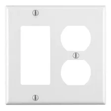 Leviton 80455w 2gang 1duplex 1 Decoragfci Dispositivo Combin